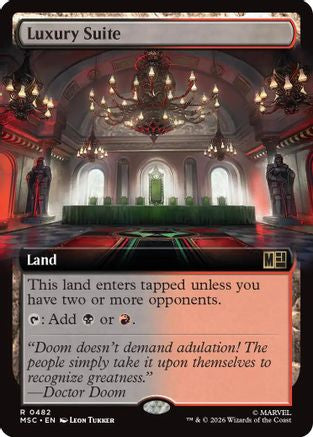 Luxury Suite (MSC-482) [Commander: Marvel Super Heroes] MTG Single Wizards of the Coast