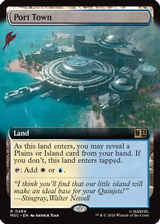 Port Town (MSC-484) [Commander: Marvel Super Heroes] MTG Single Wizards of the Coast