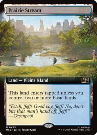 Prairie Stream (MSC-485) [Commander: Marvel Super Heroes] MTG Single Wizards of the Coast