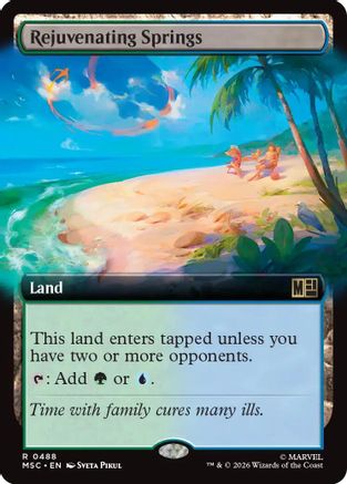 Rejuvenating Springs (MSC-488) [Commander: Marvel Super Heroes] Foil MTG Single Wizards of the Coast
