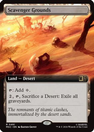 Scavenger Grounds (MSC-491) [Commander: Marvel Super Heroes] MTG Single Wizards of the Coast