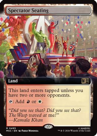 Spectator Seating (MSC-495) [Commander: Marvel Super Heroes] MTG Single Wizards of the Coast