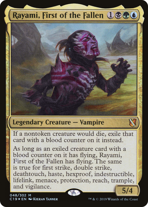Rayami, First of the Fallen (C19-048) [Commander 2019] Foil MTG Single Wizards of the Coast