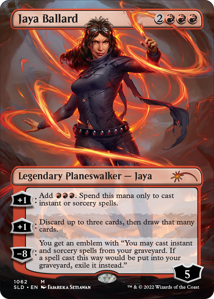 Jaya Ballard (SLD-1062) [Secret Lair] Drop (Borderless) Foil MTG Single Wizards of the Coast