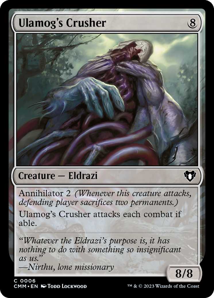 Ulamog's Crusher (CMM-006) [Commander Masters] MTG Single Wizards of the Coast