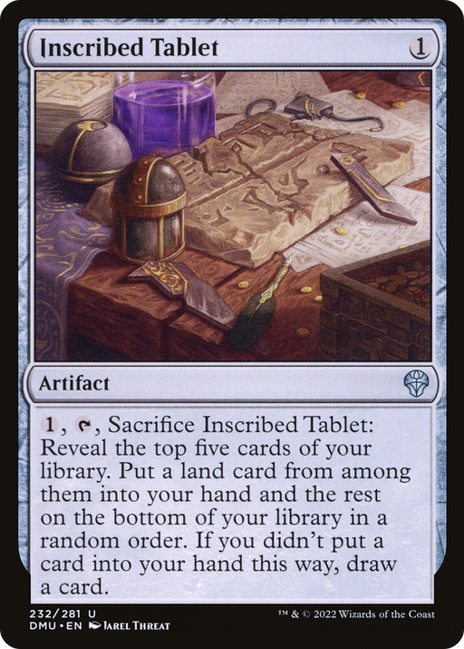 Inscribed Tablet (DMU-232) [Dominaria United] MTG Single Wizards of the Coast