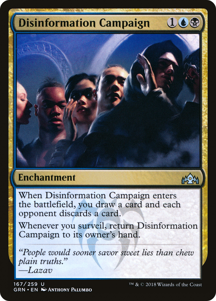 Disinformation Campaign (GRN-167) [Guilds of Ravnica] MTG Single Wizards of the Coast