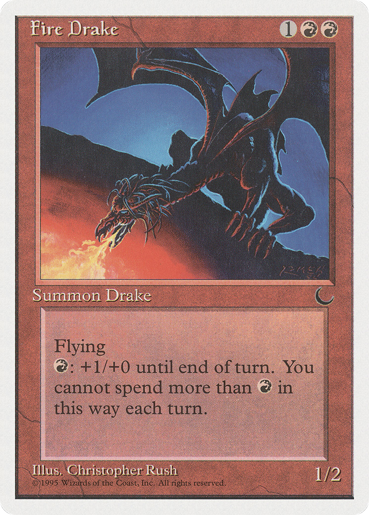 Fire Drake (CHR-047) [Chronicles] MTG Single Wizards of the Coast
