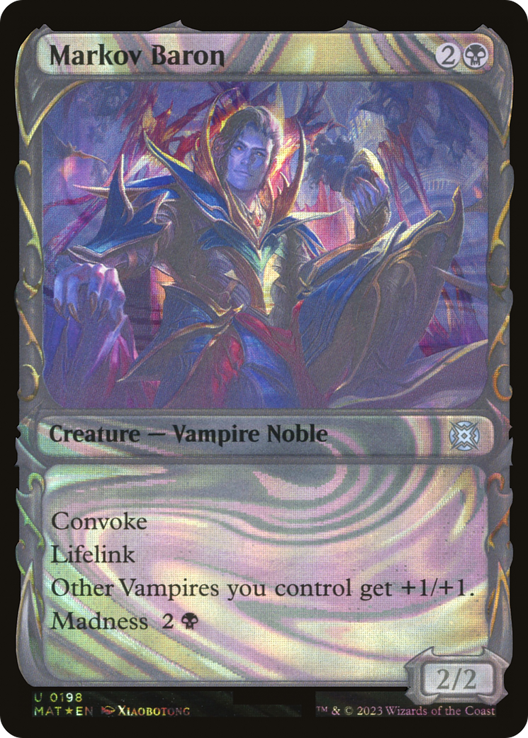 Markov Baron (Halo Foil) (MAT-198) [March of the Machine: The Aftermath] (Showcase) Foil MTG Single Wizards of the Coast