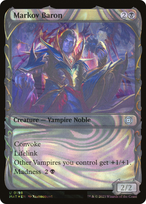 Markov Baron (Halo Foil) (MAT-198) [March of the Machine: The Aftermath] (Showcase) Foil MTG Single Wizards of the Coast
