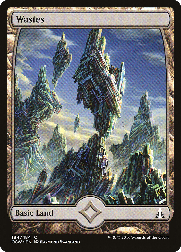 Wastes (184) - Full Art (OGW-184) [Oath of the Gatewatch] Foil MTG Single Wizards of the Coast