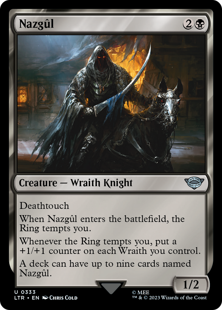 Nazgul (0333) (LTR-333) [The Lord of the Rings: Tales of Middle-earth] MTG Single Wizards of the Coast