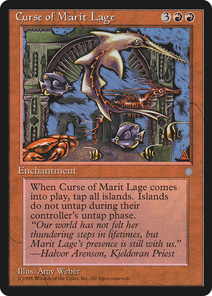 Curse of Marit Lage (ICE-181) [Ice Age] MTG Single Wizards of the Coast