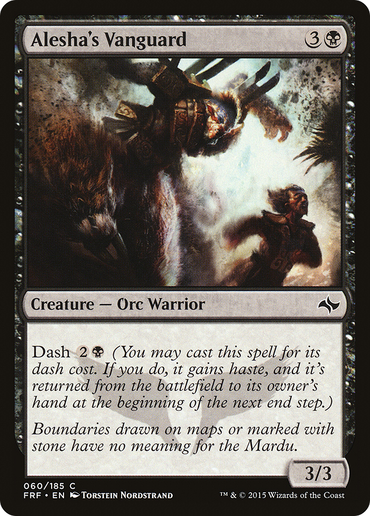 Alesha's Vanguard (FRF-060) [Fate Reforged] Foil MTG Single Wizards of the Coast