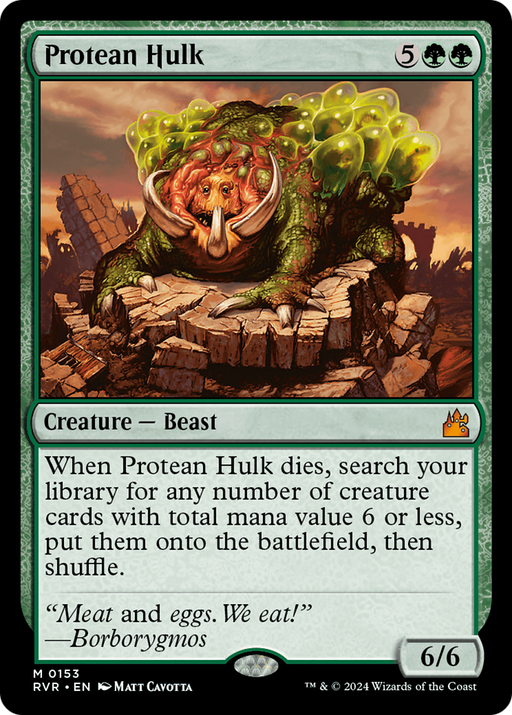 Protean Hulk (RVR-153) [Ravnica Remastered] MTG Single Wizards of the Coast