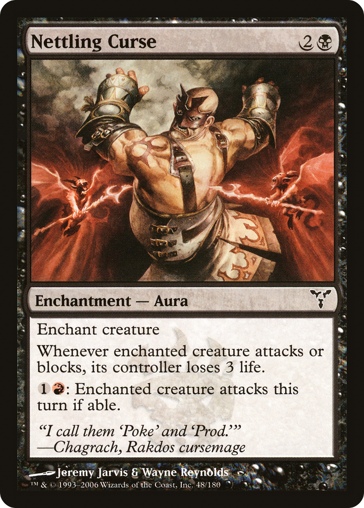 Nettling Curse (DIS-048) [Dissension] MTG Single Wizards of the Coast