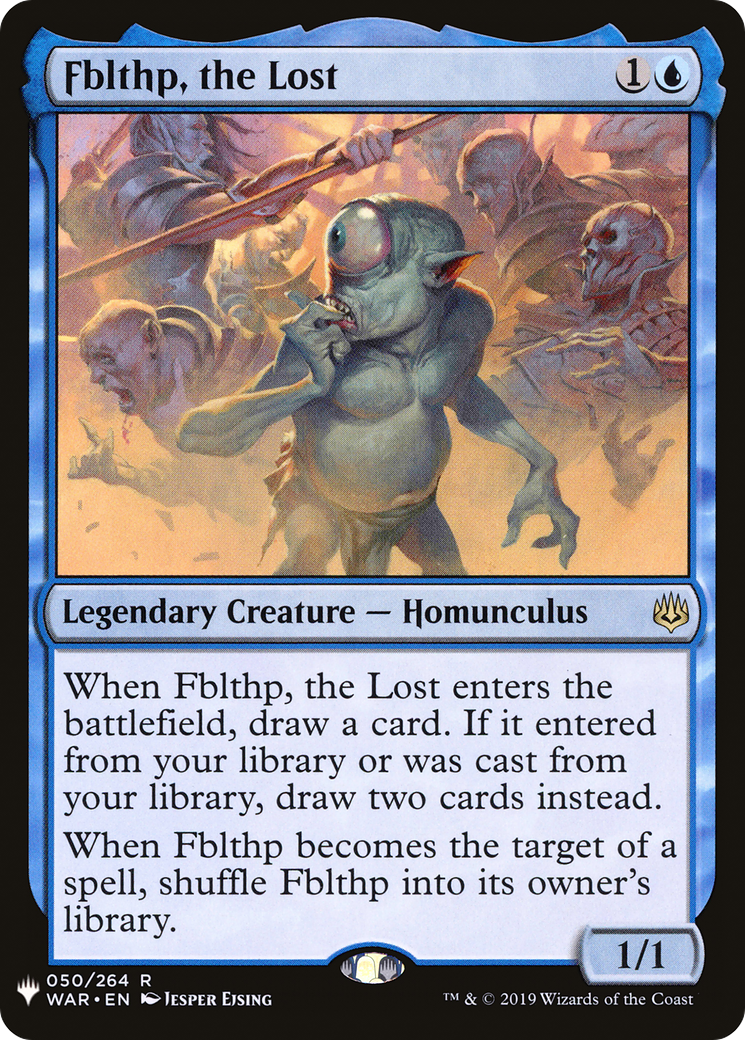 Fblthp, the Lost (LIST-WAR-50) [Mystery Booster] The List MTG Single Wizards of the Coast