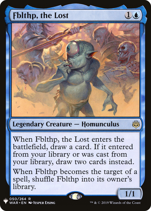 Fblthp, the Lost (LIST-WAR-50) [Mystery Booster] The List MTG Single Wizards of the Coast