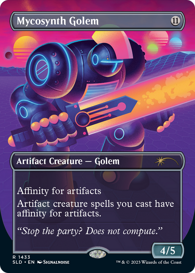 Mycosynth Golem (SLD-1433) [Secret Lair] Drop (Borderless) MTG Single Wizards of the Coast