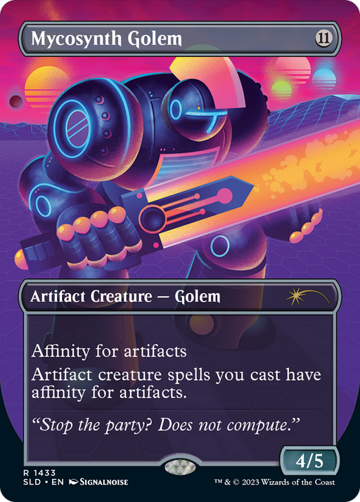 Mycosynth Golem (SLD-1433) [Secret Lair] Drop (Borderless) MTG Single Wizards of the Coast