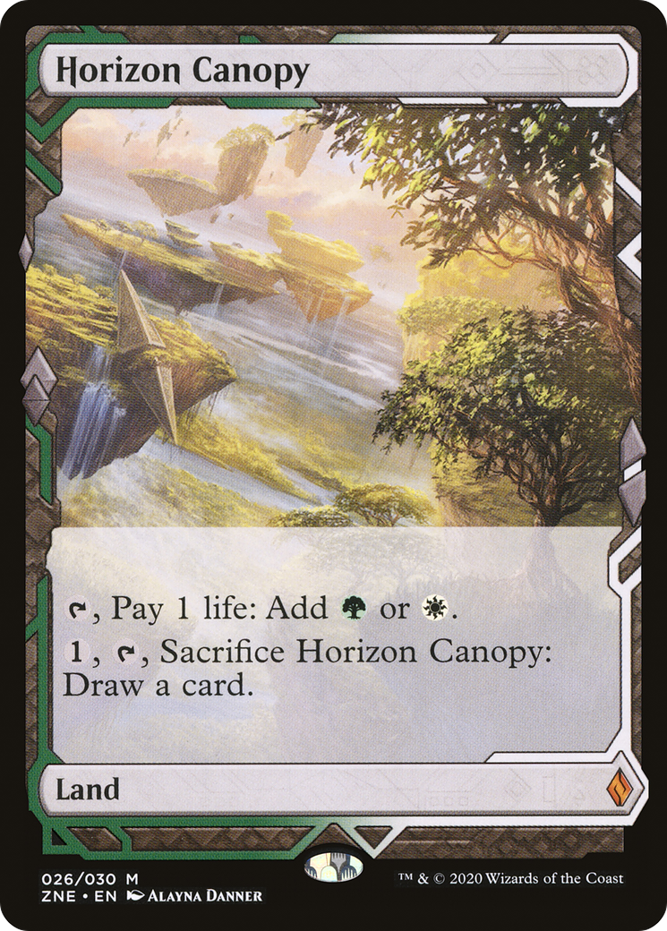 Horizon Canopy (ZNE-026) [Zendikar Rising Expeditions] Foil MTG Single Wizards of the Coast