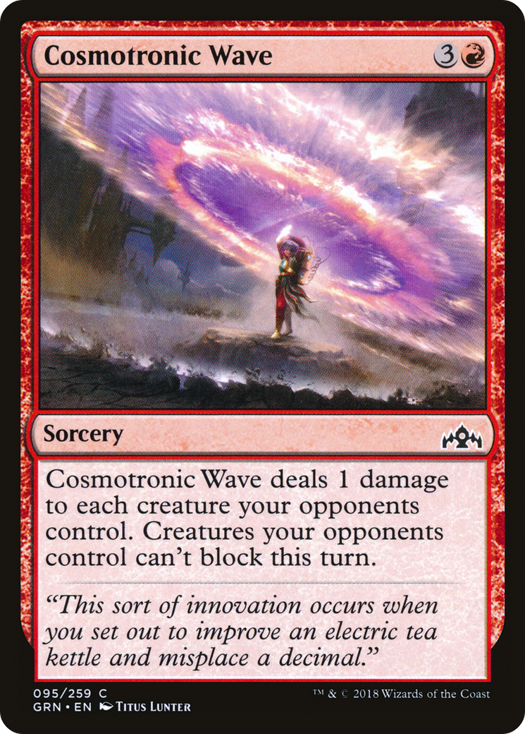 Cosmotronic Wave (GRN-095) [Guilds of Ravnica] MTG Single Wizards of the Coast