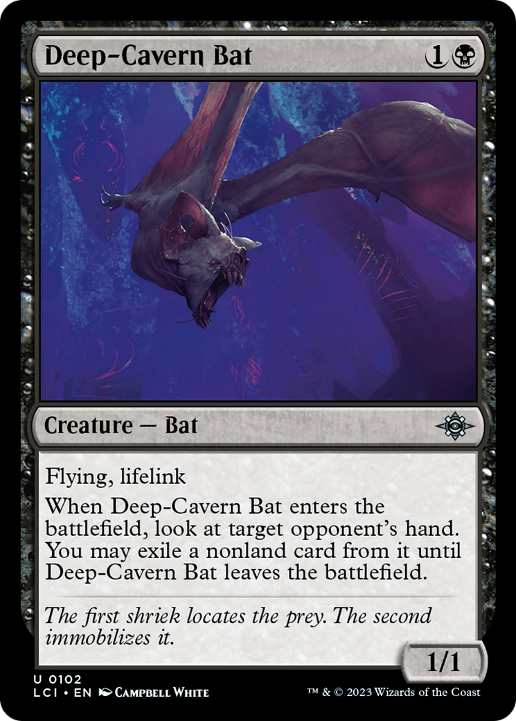 Deep-Cavern Bat (LCI-102) [The Lost Caverns of Ixalan] MTG Single Wizards of the Coast