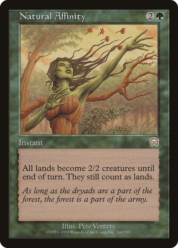 Natural Affinity (MMQ-260) [Mercadian Masques] Foil MTG Single Wizards of the Coast