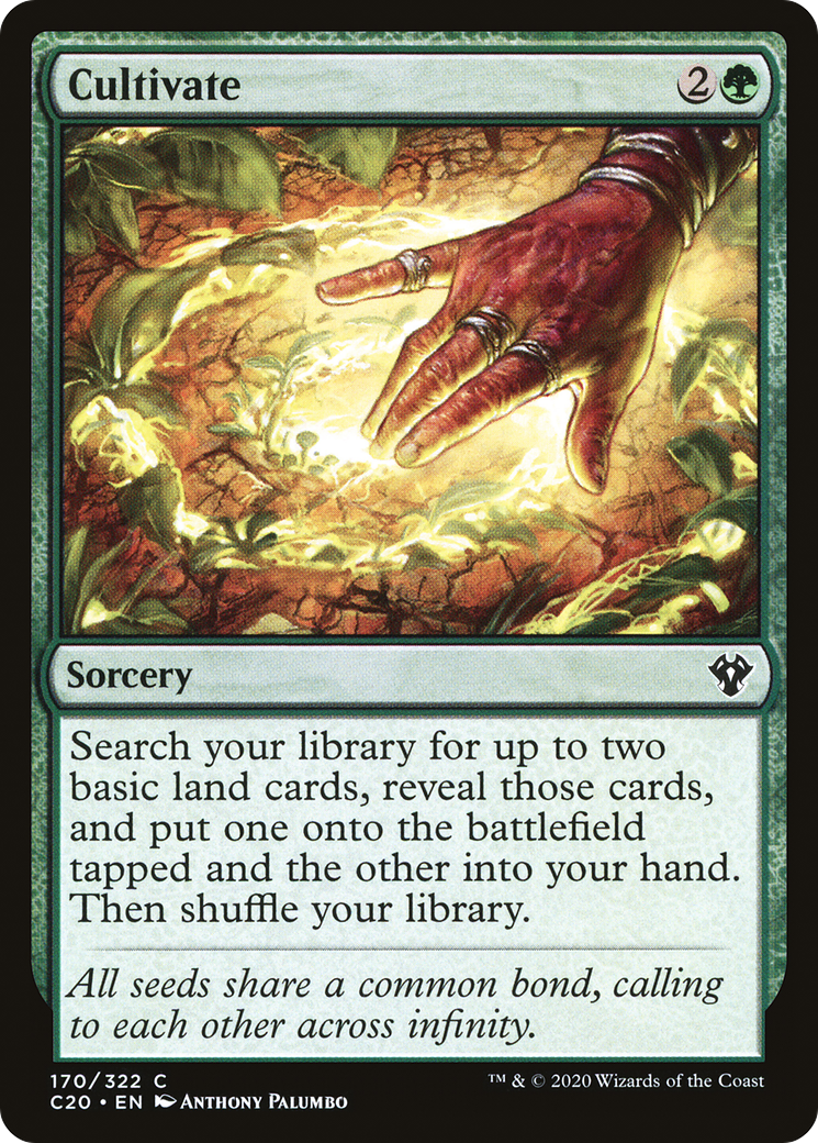 Cultivate (C20-170) [Commander 2020] MTG Single Wizards of the Coast