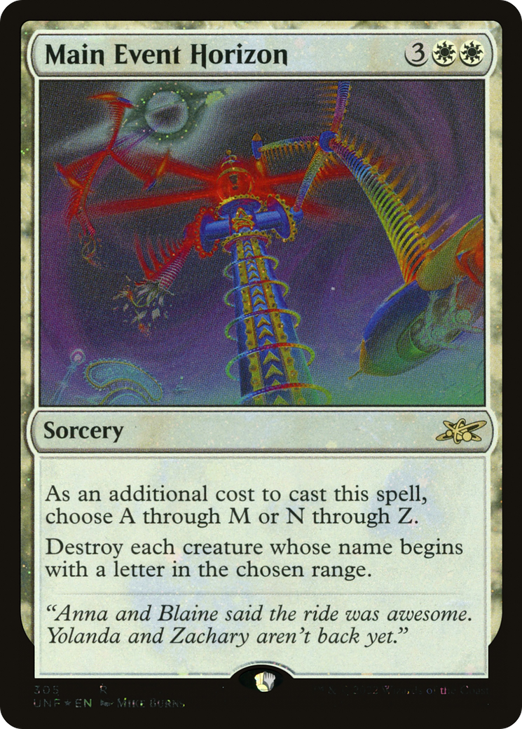 Main Event Horizon (Galaxy Foil) (UNF-305) [Unfinity] Foil MTG Single Wizards of the Coast