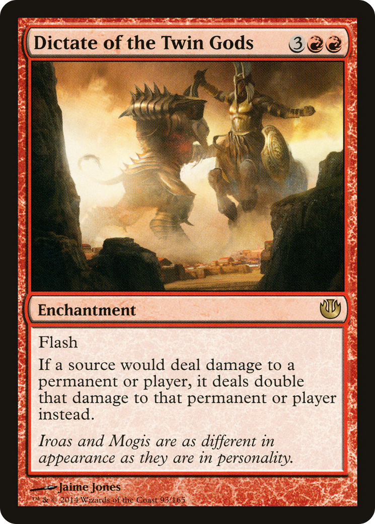 Dictate of the Twin Gods (JOU-093) [Journey into Nyx] MTG Single Wizards of the Coast