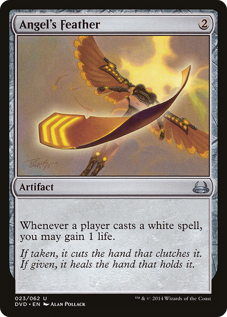 Angel's Feather (DD3-023) [Misc] Duel Decks Anthology: Divine vs. Demonic MTG Single Wizards of the Coast
