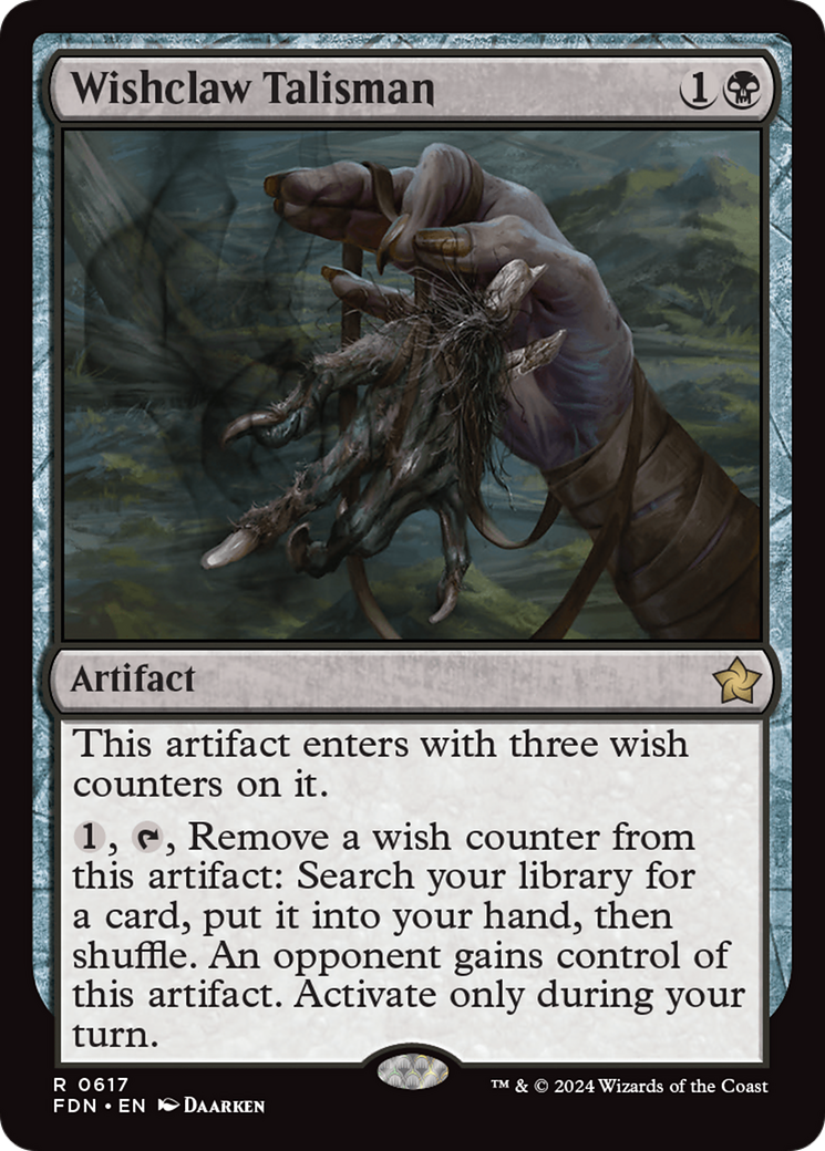 Wishclaw Talisman (FDN-617) [Foundations] MTG Single Wizards of the Coast