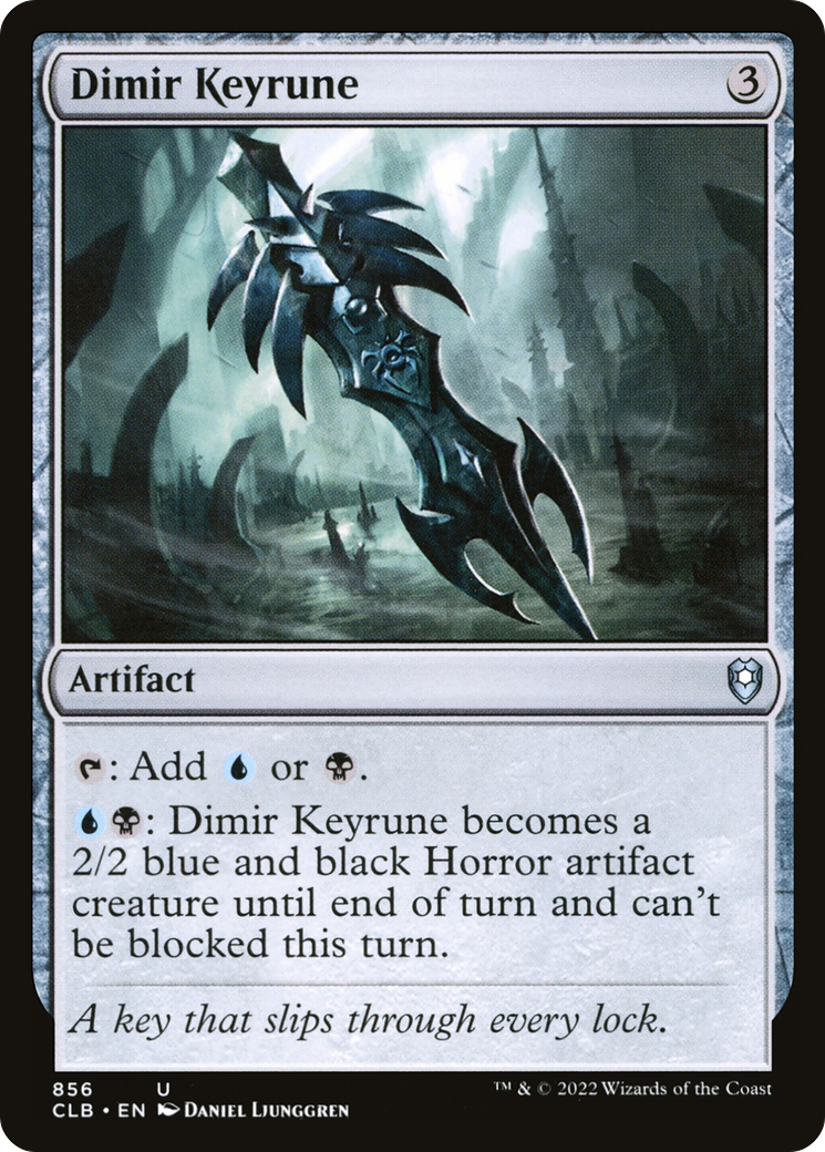 Dimir Keyrune (CLB-856) [Commander Legends: Battle for Baldur's Gate] MTG Single Wizards of the Coast