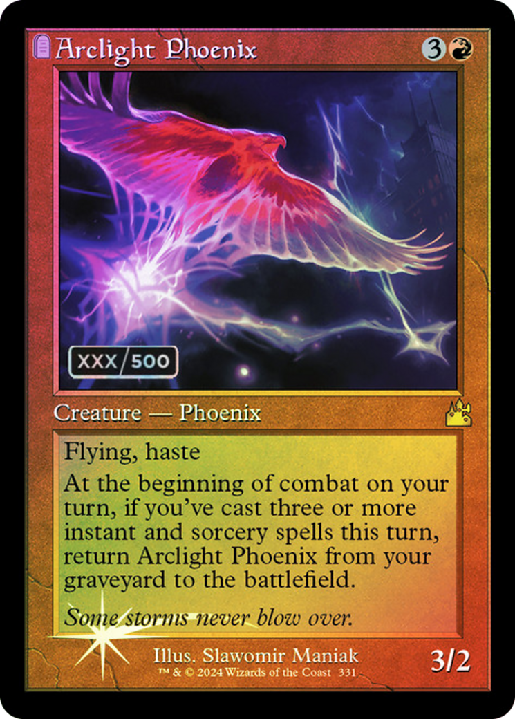 Arclight Phoenix (Serial Numbered) (RVR-331) [Ravnica Remastered] Foil MTG Single Wizards of the Coast