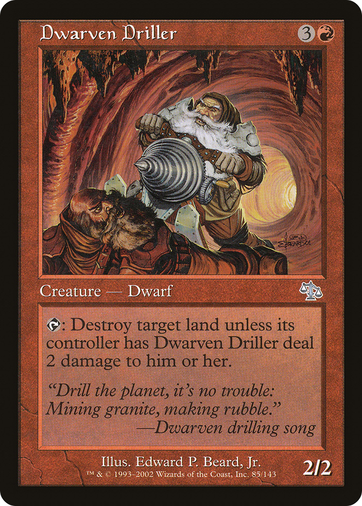 Dwarven Driller (JUD-085) [Judgment] MTG Single Wizards of the Coast