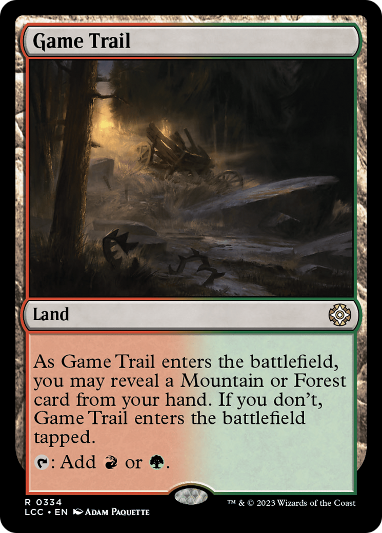 Game Trail (LCC-334) [The Lost Caverns of Ixalan Commander] MTG Single Wizards of the Coast