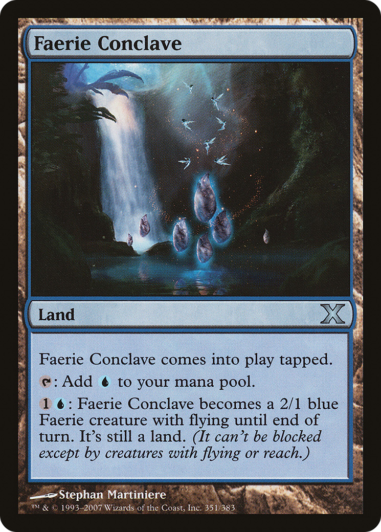 Faerie Conclave (10E-351) [Tenth Edition] MTG Single Wizards of the Coast