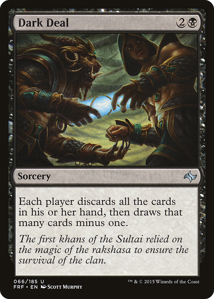 Dark Deal (FRF-066) [Fate Reforged] Foil MTG Single Wizards of the Coast