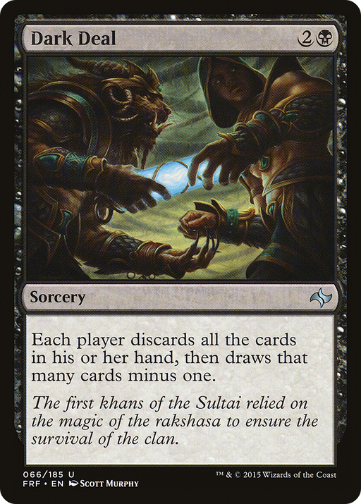 Dark Deal (FRF-066) [Fate Reforged] MTG Single Wizards of the Coast
