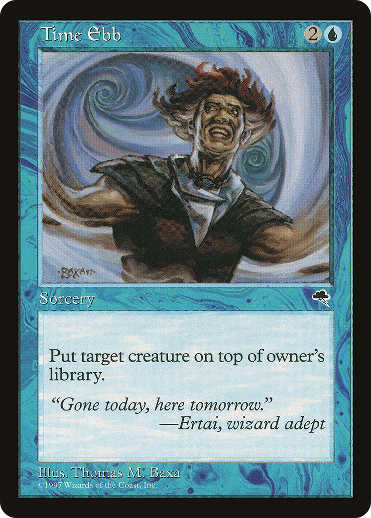 Time Ebb (TMP-096) [Tempest] MTG Single Wizards of the Coast