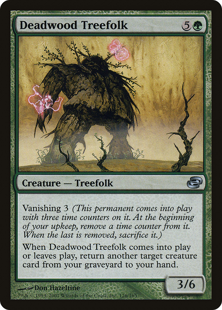 Deadwood Treefolk (PLC-126) [Planar Chaos] Foil MTG Single Wizards of the Coast