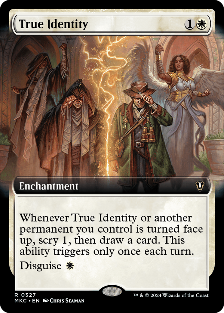 True Identity (MKC-327) [Murders at Karlov Manor Commander] (Extended Art) MTG Single Wizards of the Coast