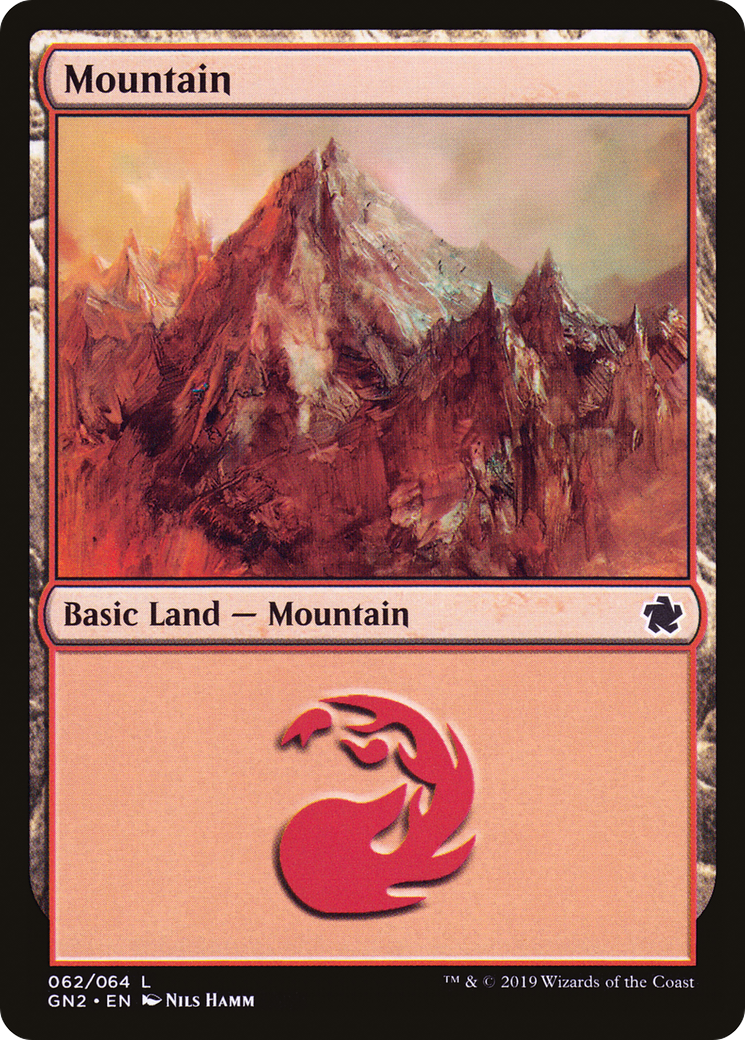 Mountain (GN2-062) [Misc] Game Night 2019 MTG Single Wizards of the Coast