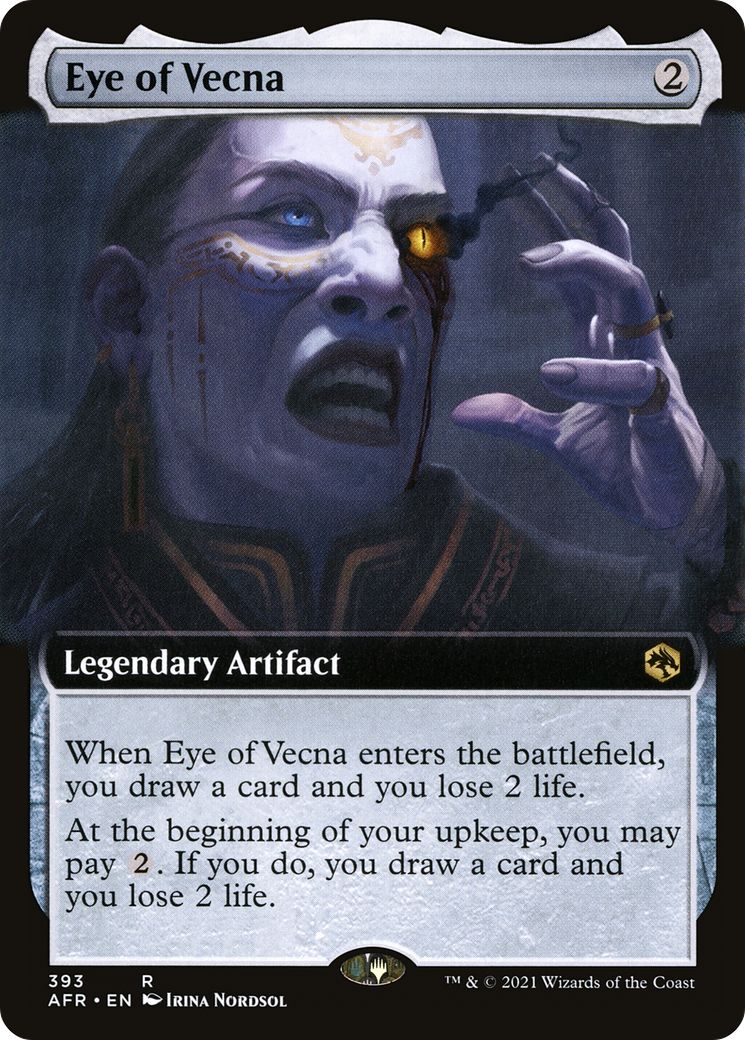 Eye of Vecna (AFR-393) [Adventures in the Forgotten Realms] (Extended Art) MTG Single Wizards of the Coast
