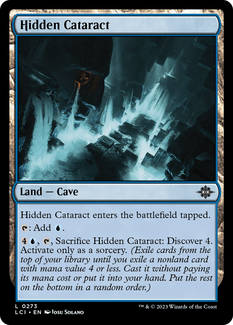 Hidden Cataract (LCI-273) [The Lost Caverns of Ixalan] MTG Single Wizards of the Coast