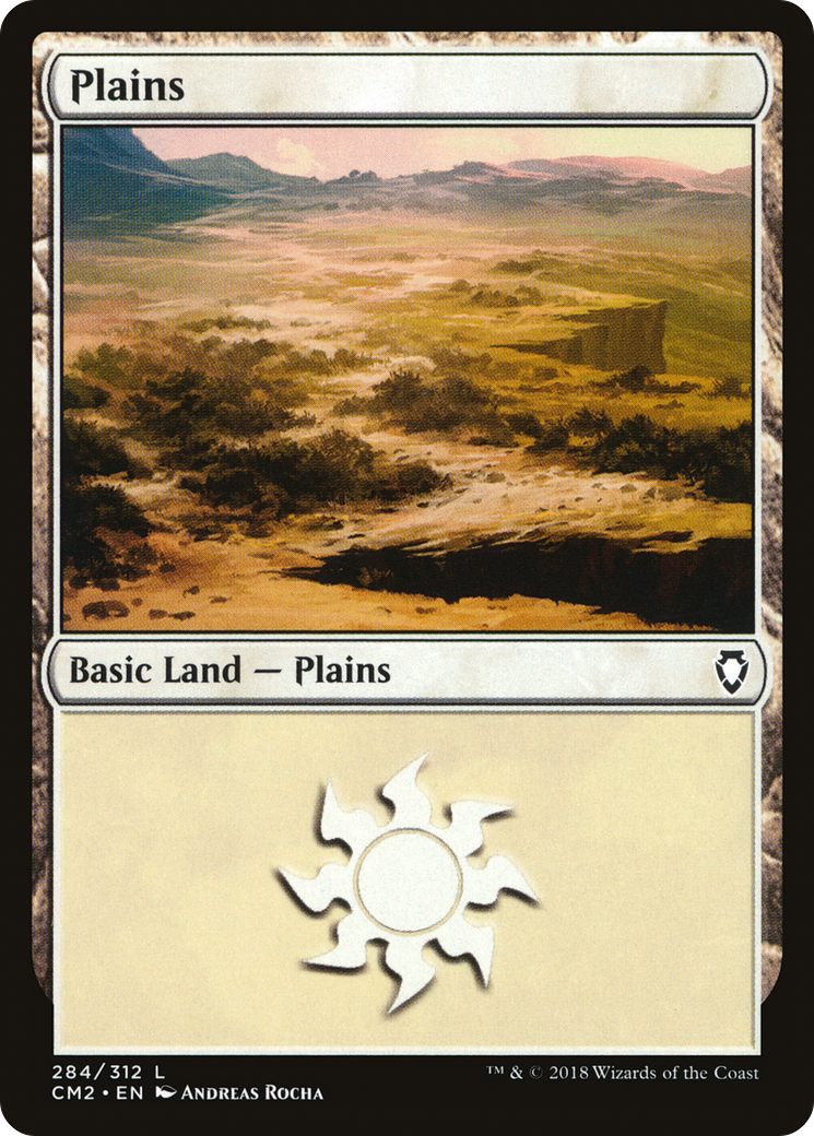 Plains (CM2-284) [Commander Anthology Volume II] MTG Single Wizards of the Coast