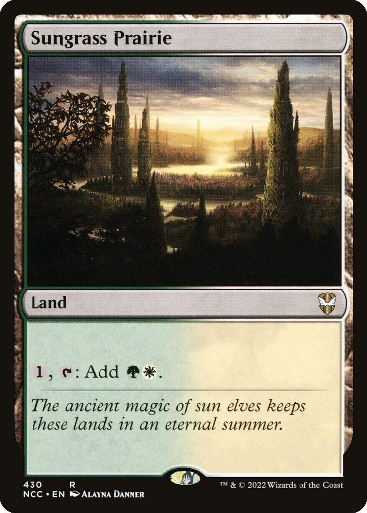 Sungrass Prairie (NCC-430) [New Capenna Commander] MTG Single Wizards of the Coast