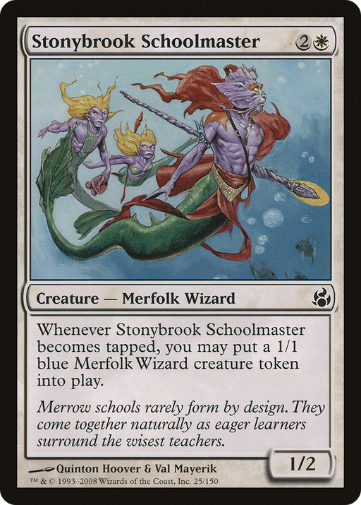 Stonybrook Schoolmaster (MOR-025) [Morningtide] Foil MTG Single Wizards of the Coast
