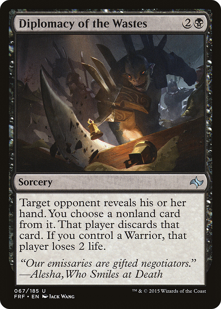 Diplomacy of the Wastes (FRF-067) [Fate Reforged] MTG Single Wizards of the Coast